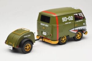 Volkswagen Kool Kombi Army Fighter Green Solido 1:18 S1810901 Druckguss — Bild 3 von 8