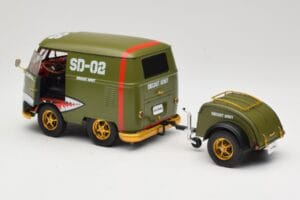 Volkswagen Kool Kombi Army Fighter Green Solido 1:18 S1810901 Druckguss — Bild 5 von 8