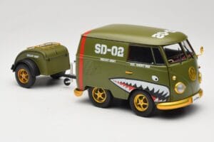Volkswagen Kool Kombi Army Fighter Green Solido 1:18 S1810901 Druckguss — Bild 6 von 8