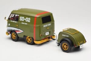 Volkswagen Kool Kombi Army Fighter Green Solido 1:18 S1810901 Druckguss — Bild 7 von 8