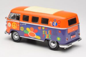 Volkswagen Microbus T1 Flower Power Road Signature 1:18 92329 Druckguss — Bild 7 von 8