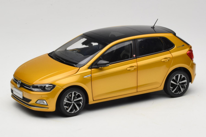 Volkswagen Polo Plus Gelb OEM 1:18 ZVY000009GEL Druckguss