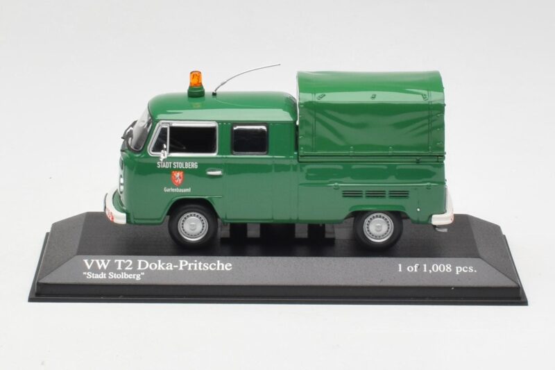 Volkswagen T2b Doppelkabine Pritschenwagen Stadt Solberg Minichamps 1:43 400053261 Druckguss