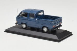 Volkswagen T3 Doppelkabine Pritschenwagen Blau Minichamps 1:43 400055260 Druckguss — Bild 2 von 4
