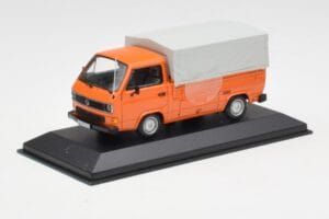 Volkswagen T3 Pritschenwagen Orange Minichamps 1:43 400055200 Druckguss — Bild 2 von 4