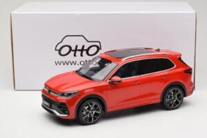 Volkswagen Tiguan eTSI R-Line Persimmon Red Metallic Otto 1:18 OT489 Resin — Bild 6 von 6