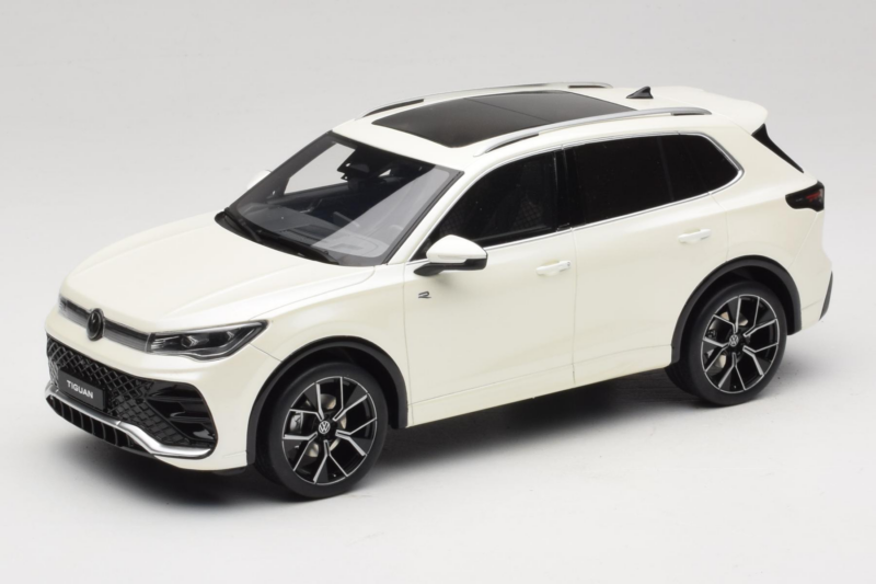 Volkswagen Tiguan R-Line Oryx White Pearl Otto 1:18 OT1219 Resin