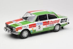 Volvo 142 #5 H. Mikkola / E. Rautanen Rally 1000 Lakes 1973 MCG 1:18 MCG18529R Druckguss