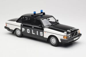 Volvo 240 GL Polis Sweden Schwarz Minichamps 1:18 155171497 Druckguss — Bild 4 von 6