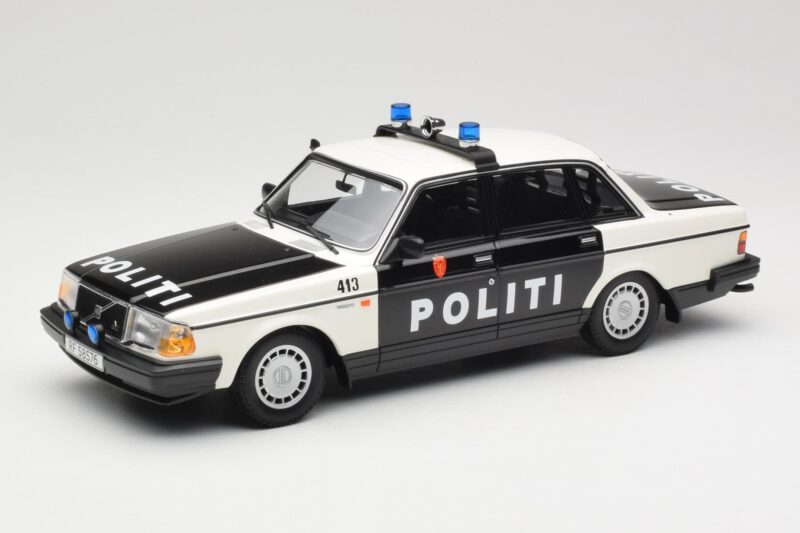 Volvo 240 GL Politi Norway Schwarz Minichamps 1:18 155171496 Druckguss