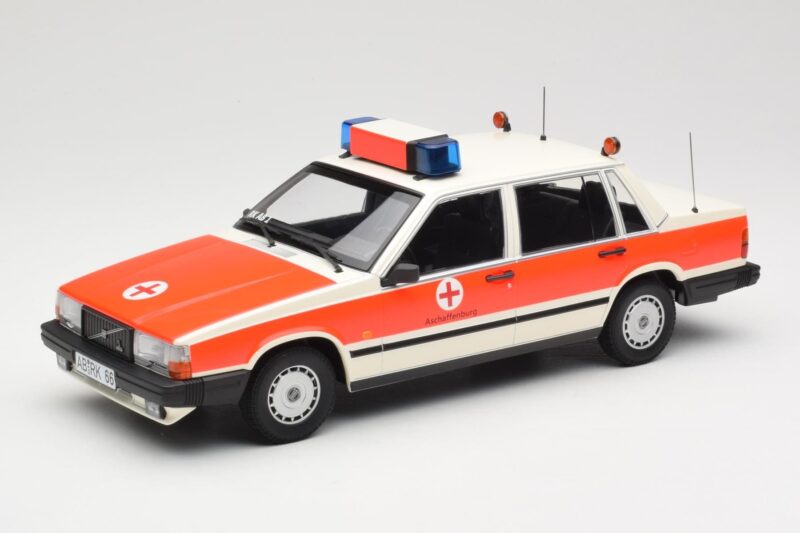 Volvo 740 GL DRK Aschaffenburg Minichamps 1:18 155171790 Druckguss