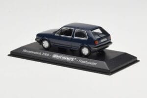 Volkswagen Golf Mk2 Blau Messehandmuster Minichamps 1:43 GOLFHANDMUSTER Druckguss — Bild 3 von 4