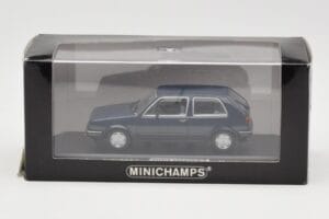 Volkswagen Golf Mk2 Blau Messehandmuster Minichamps 1:43 GOLFHANDMUSTER Druckguss — Bild 4 von 4