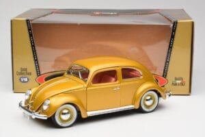 Volkswagen Beetle Gold Bburago 1:18 3361 Druckguss — Bild 8 von 8