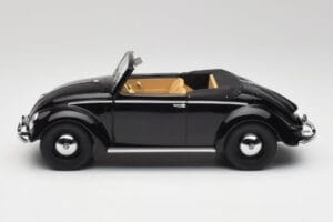 Volkswagen Beetle Type 1 Hebmuller Cabriolet Schwarz Minichamps 1:18 107054232 Druckguss — Bild 3 von 6