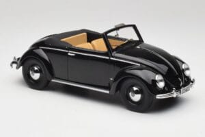 Volkswagen Beetle Type 1 Hebmuller Cabriolet Schwarz Minichamps 1:18 107054232 Druckguss — Bild 4 von 6