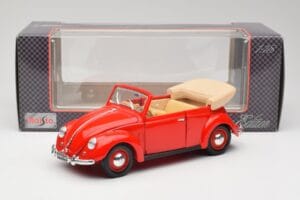 Volkswagen Cabriolet Ruby Rot Maisto 1:18 32826 Druckguss — Bild 8 von 8