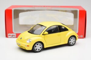 Volkswagen New Beetle Gelb Maisto 1:18 37800-M4 Druckguss — Bild 8 von 8