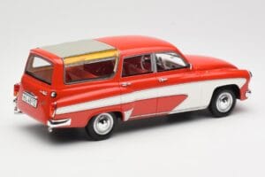 Wartburg 311 Camping Deluxe Rot Weiß BoS Models 1:18 BOS037 Resin — Bild 2 von 6