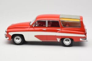 Wartburg 311 Camping Deluxe Rot Weiß BoS Models 1:18 BOS037 Resin — Bild 3 von 6
