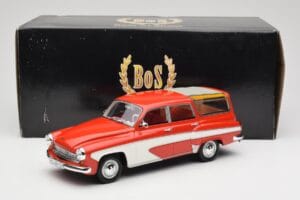 Wartburg 311 Camping Deluxe Rot Weiß BoS Models 1:18 BOS037 Resin — Bild 6 von 6