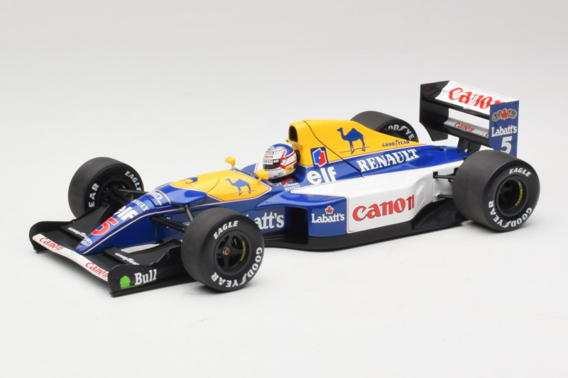 Williams FW14B Renault #5 N. Mansell Canon Williams Team F1 World Champion 1992 Minichamps 1:18 186920005 Druckguss
