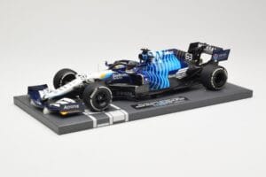 Williams Racing Mercedes FW43B #63 G. Russell Saudi Arabian GP 2021 Minichamps 1:18 117212263 Druckguss — Bild 2 von 6