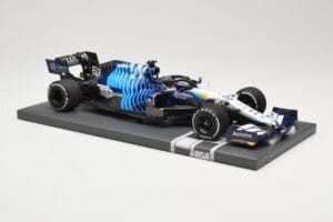 Williams Racing Mercedes FW43B #63 G. Russell Saudi Arabian GP 2021 Minichamps 1:18 117212263 Druckguss — Bild 4 von 6