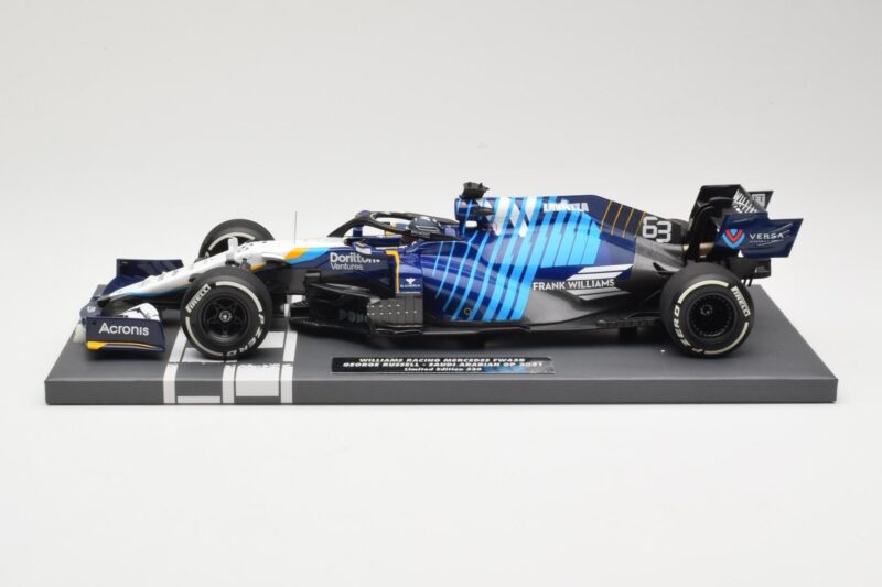Williams Racing Mercedes FW43B #63 G. Russell Saudi Arabian GP 2021 Minichamps 1:18 117212263 Druckguss
