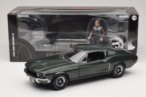 Ford Mustang GT Bullitt mit Steve McQueen Figur Greenlight 1:18 12885 Druckguss — Bild 8 von 8