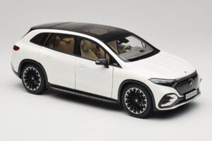 Mercedes EQS SUV X296 Manufaktur Diamond White NZG 1:18 B66960590 Druckguss — Bild 6 von 8