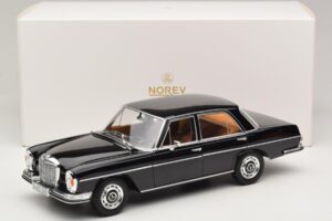 Mercedes 280 SE W108 Schwarz Norev 1:18 183360 Druckguss — Bild 8 von 8