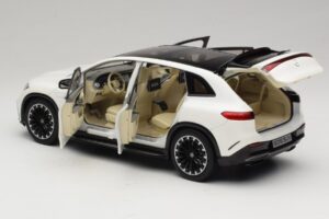 Mercedes EQS SUV X296 Manufaktur Diamond White NZG 1:18 B66960590 Druckguss — Bild 5 von 8