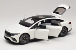 Mercedes EQS V297 Manufaktur Opalite White NZG 1:18 B66961049 Druckguss — Bild 2 von 8