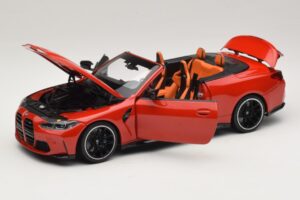 BMW M4 G83 Cabriolet Red Metallic Minichamps 1:18 110021030 Druckguss — Bild 2 von 8
