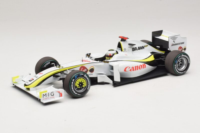 Brawn GP BGP001 #22 J. Button Singapore GP 2009 Minichamps 1:18 180090222 Resin