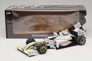 Brawn GP BGP001 #22 J. Button Singapore GP 2009 Minichamps 1:18 180090222 Resin — Bild 7 von 7