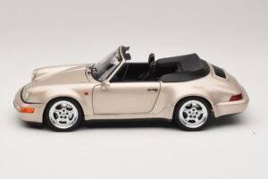 Porsche 911 964 Turbo Look Cabrio Zermatt Silver Norev 1:18 187140 Druckguss — Bild 4 von 8