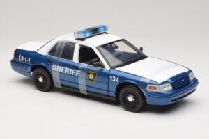 Ford Crown Victoria Police Interceptor The Walking Dead Greenlight 1:18 12957 Druckguss — Bild 4 von 6