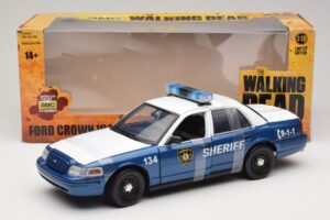 Ford Crown Victoria Police Interceptor The Walking Dead Greenlight 1:18 12957 Druckguss — Bild 6 von 6