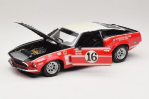 Ford Mustang Boss 302 #16 Bud Moore Engineering G. Follmer Trans-Am 1969 OEM 1:18 FORD006 Druckguss — Bild 2 von 8
