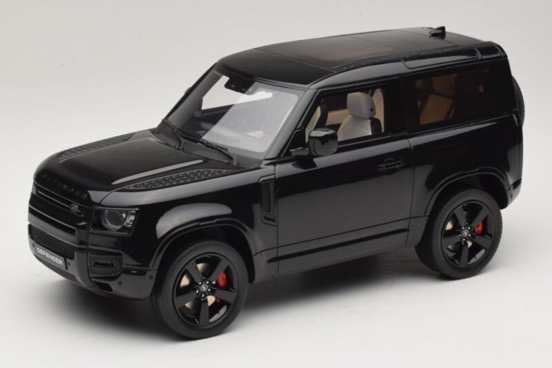 Land Rover Defender 90 L663 P400 X-Dynamic HSE Santorini Black GT Spirit 1:18 GT992 Resin