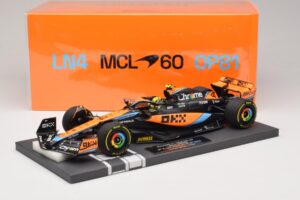 McLaren MCL60 #4 L. Norris 2nd Place Hungarian GP 2023 Minichamps 1:18 537233004 Resin — Bild 7 von 7