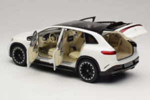 Mercedes EQS SUV X296 Manufaktur Diamond White NZG 1:18 B66960590 Druckguss — Bild 5 von 8