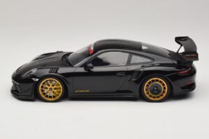 Porsche 911 992 GT3 RS Manthey Racing Schwarz mit Goldenen Felgen Minichamps 1:18 MR-911-GT3RS-1804 Druckguss — Bild 3 von 6