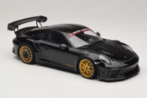 Porsche 911 992 GT3 RS Manthey Racing Schwarz mit Goldenen Felgen Minichamps 1:18 MR-911-GT3RS-1804 Druckguss — Bild 4 von 6