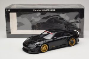 Porsche 911 992 GT3 RS Manthey Racing Schwarz mit Goldenen Felgen Minichamps 1:18 MR-911-GT3RS-1804 Druckguss — Bild 6 von 6