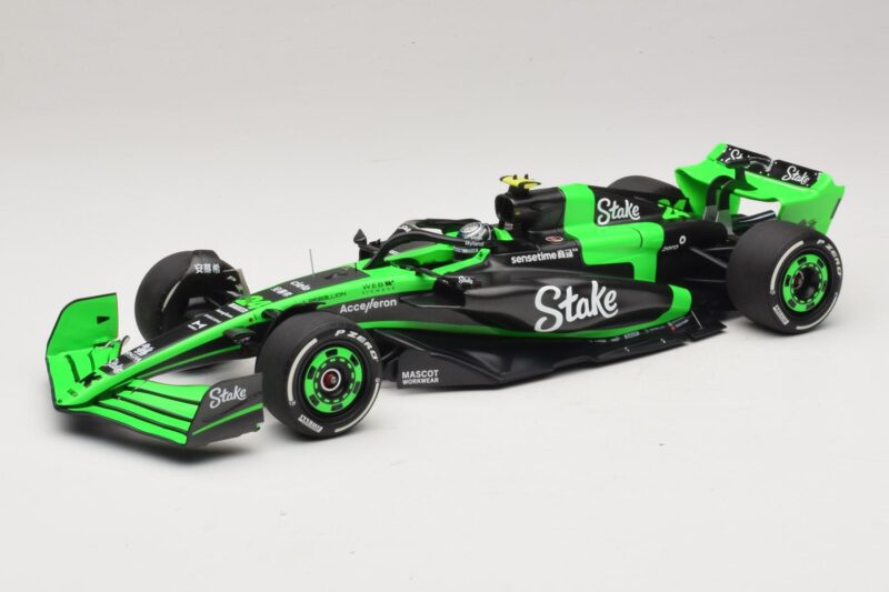 Stake Kick Sauber C44 G. Zhou Emilia Romagna GP 2024 Minichamps 1:18 117240124 Resin