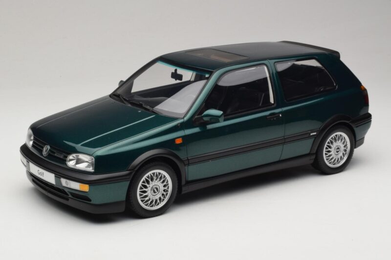Volkswagen Golf Mk3 VR6 Carat Dragon Green Otto 1:12 G099 Resin