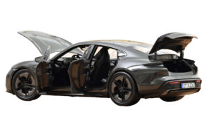 Porsche Taycan Turbo S Slate Grey Neo Norev 1:18 187654 Druckguss — Bild 2 von 5
